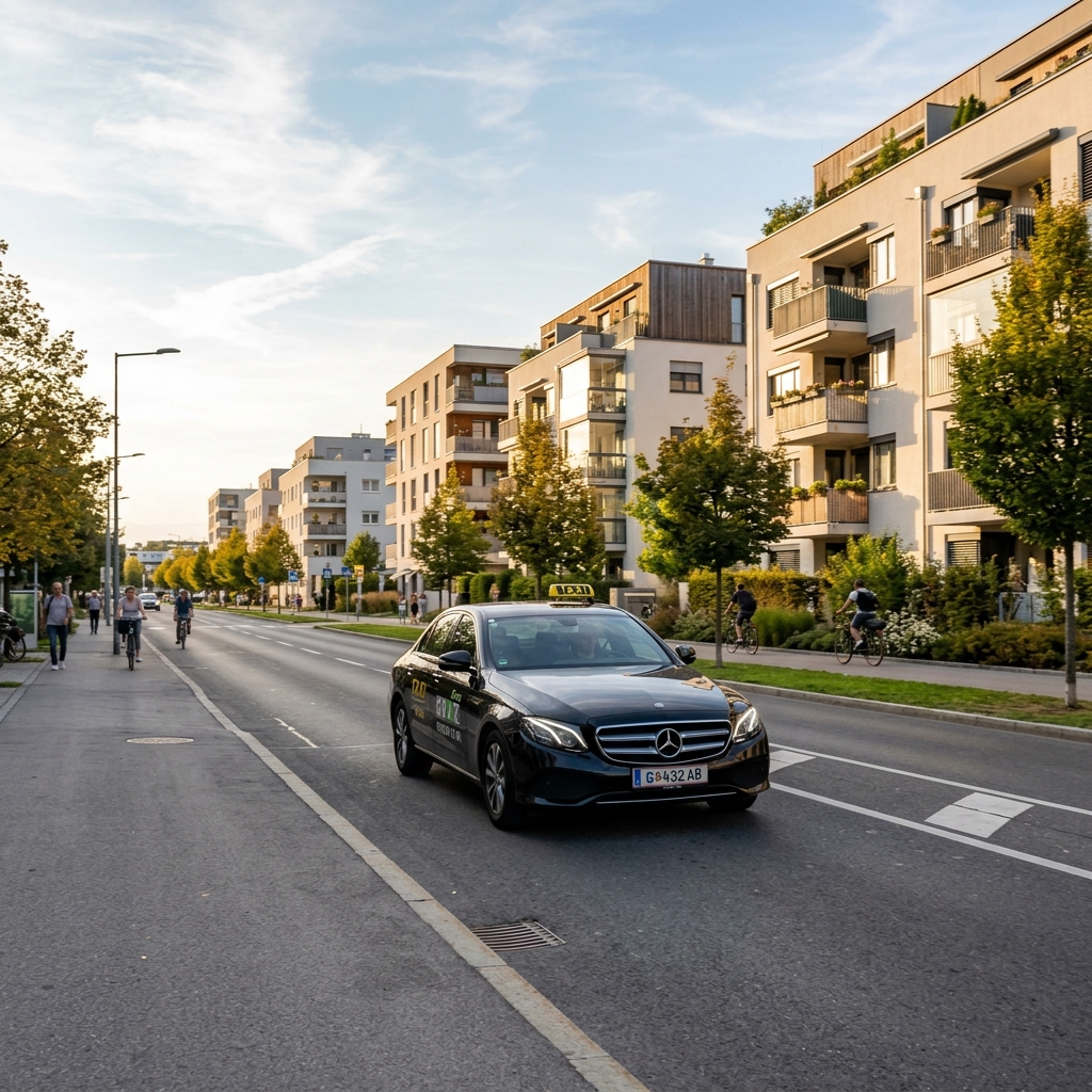 Taxi in Graz Puntigam – Zuverlässiger 24/7 Taxiservice